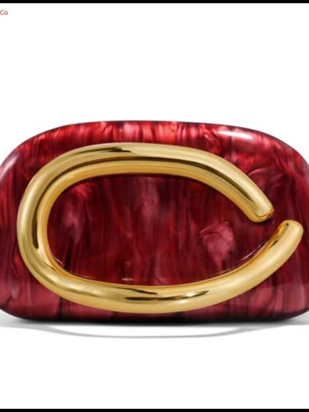PU Leather Evening Clutch Bag with Detachable Shoulder Strap for Parties